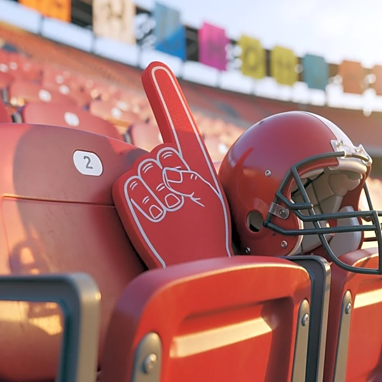 Boston TV Reporter Engages in Super Bowl Fan Experience in San Francisco