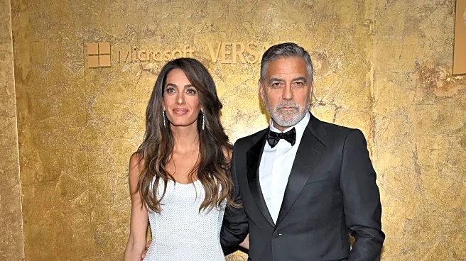 Amal Clooney Showcases Versace Collection Ahead of Milan-Cortina Olympics