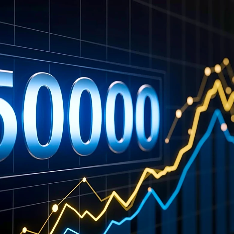 Dow Jones Industrial Average Surpasses 50,000 Points Amid Market Rebound