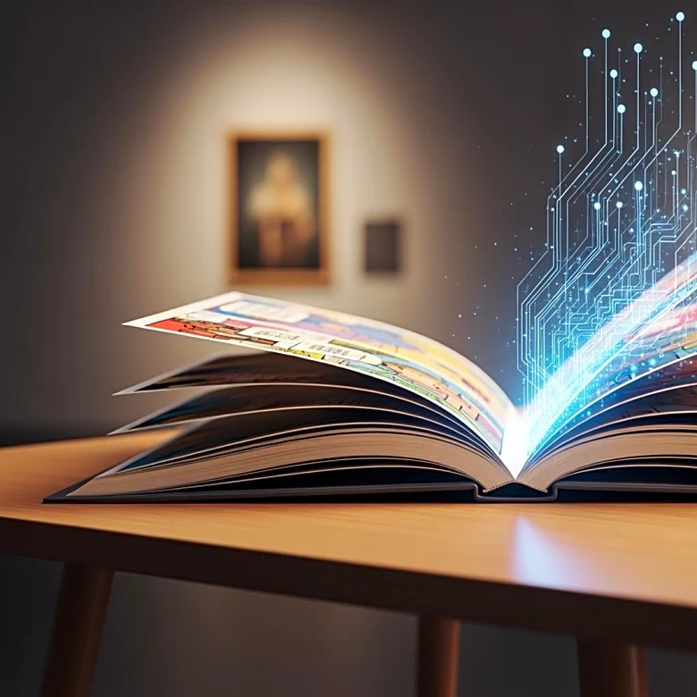 Moraine Valley Art Professor Explores AI's Role in Society Through Comic Book Exhibit