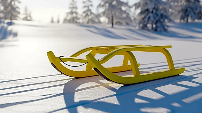 Summer Britcher's Yellow Sled Brings Joy and Attention at Winter Olympics