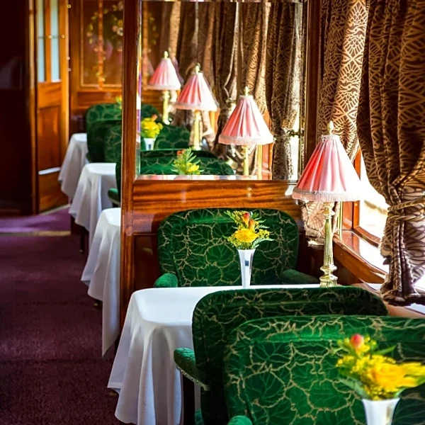 Baz Luhrmann and Catherine Martin Unveil New Dining Carriage for Belmond's British Pullman