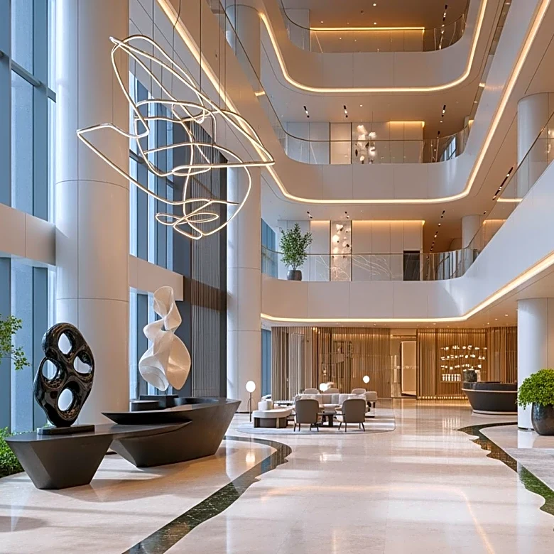 Hilton's Innovative Lobby Designs Enhance Guest Experience