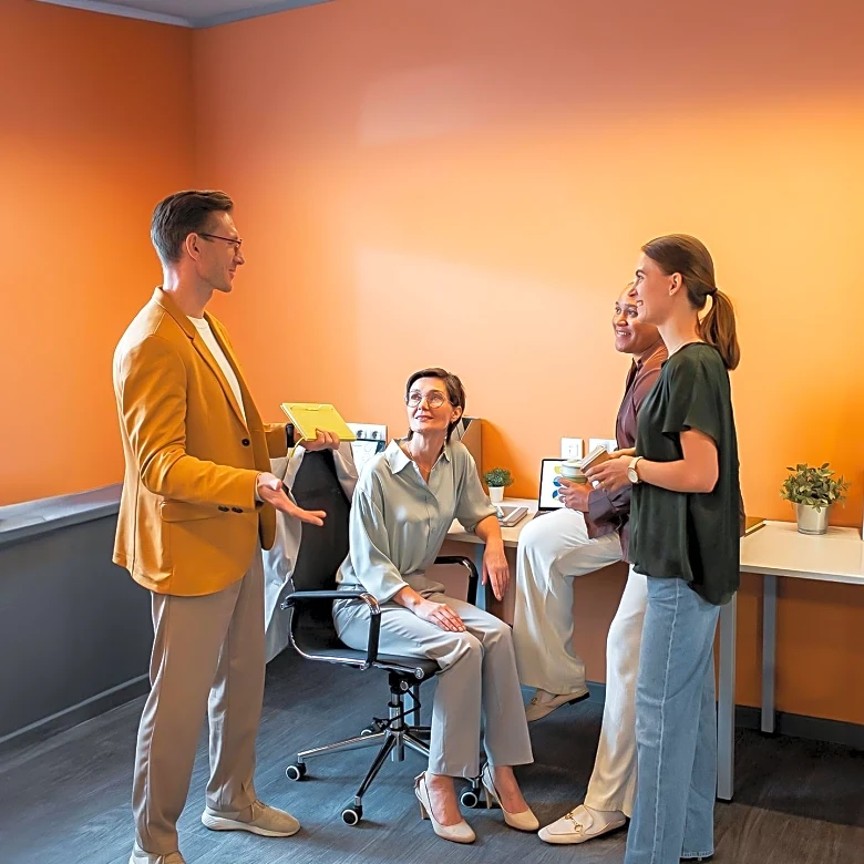 Millennial and Gen Z Coworkers Participate in Scavenger Hunt Challenge