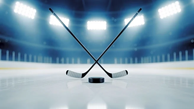 Team USA Competes Against Denmark in Men's Olympic Hockey