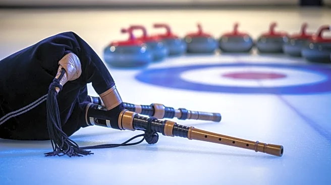 Italian Bagpipers Perform at Olympic Curling, Celebrating Scottish Heritage
