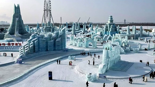 Fire Ice Winter Festival Draws Crowds in Upstate New York with Ice Sculptures and Performances