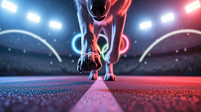 Nazgul the Wolfdog's Unplanned Olympic Run Captivates Global Audience
