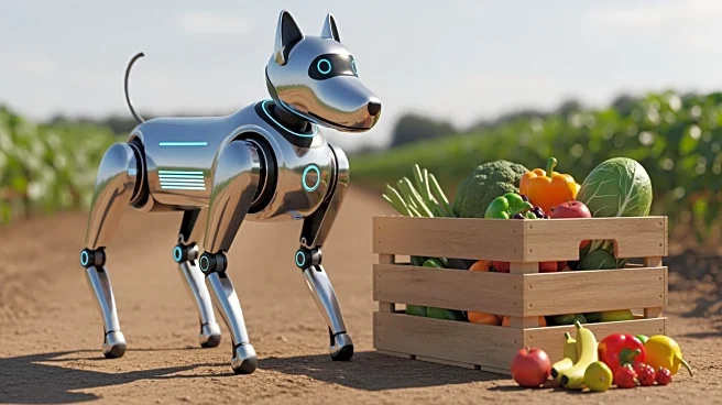 Robot Dogs Revolutionize Agricultural Logistics by Hauling Produce