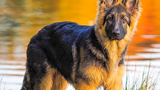 German Shepherd's Heartwarming Reaction to Pregnancy Pillow Goes Viral
