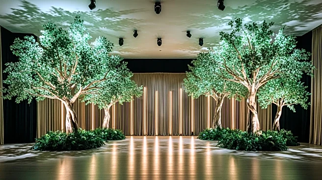 Oscars Stage Design Embraces Nature Amidst Heightened Security Concerns