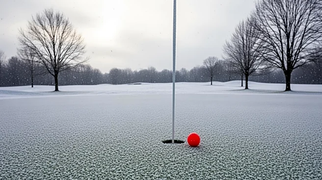 Massachusetts Golfers Brave Snowy Conditions to Hit the Links