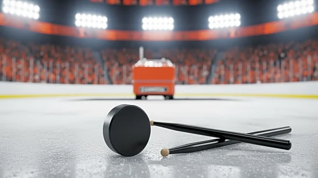 Green Day Drummer Tre Cool Attends Anaheim Ducks Game, Engages in Pregame Festivities