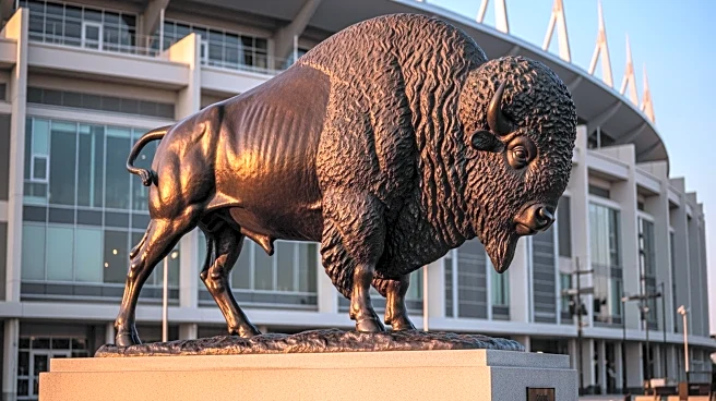 Buffalo Bills Unveil Giant Bison Statues for New Highmark Stadium