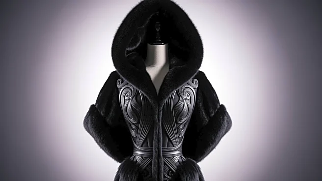 Cardi B Stuns in Schiaparelli Dress with Dramatic Hooded Fur Jacket for Allure Cover