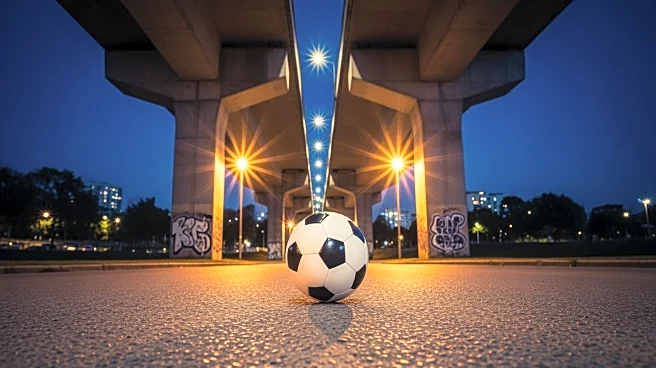 Nike Hosts 'Toma La Noche' Youth Soccer Event Under 6th Street Bridge in Los Angeles