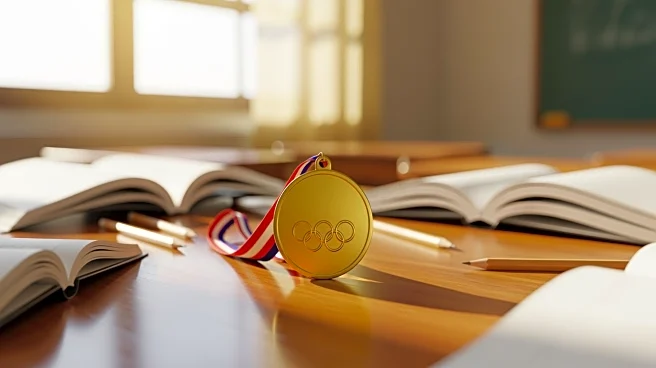 Olympic Gold Medalist Abbey Murphy Inspires Students at Evergreen Park School