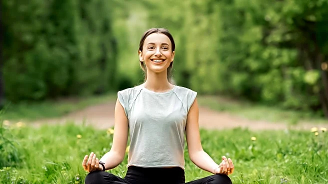 Yoga Instructor Advocates Eco-Therapy for Stress Relief Through Relaxing Poses