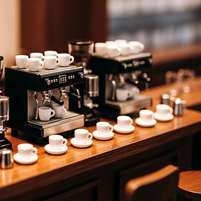 De'Longhi and Simon Weisse Create Miniature Coffee Shops to Highlight Machine Quality