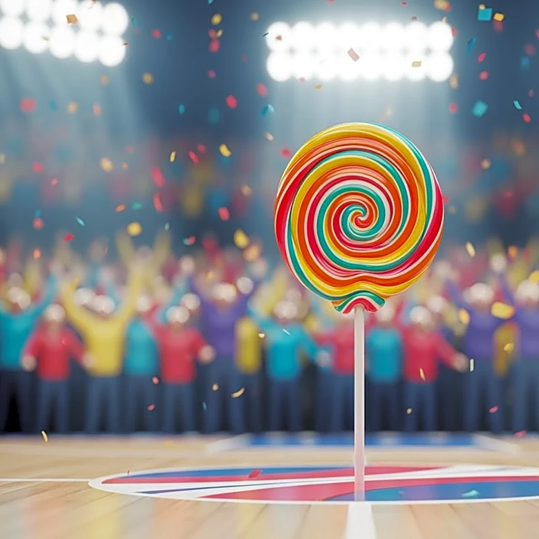 Anna Faris Unveiled as Candy Crush Mascot at Clippers Game