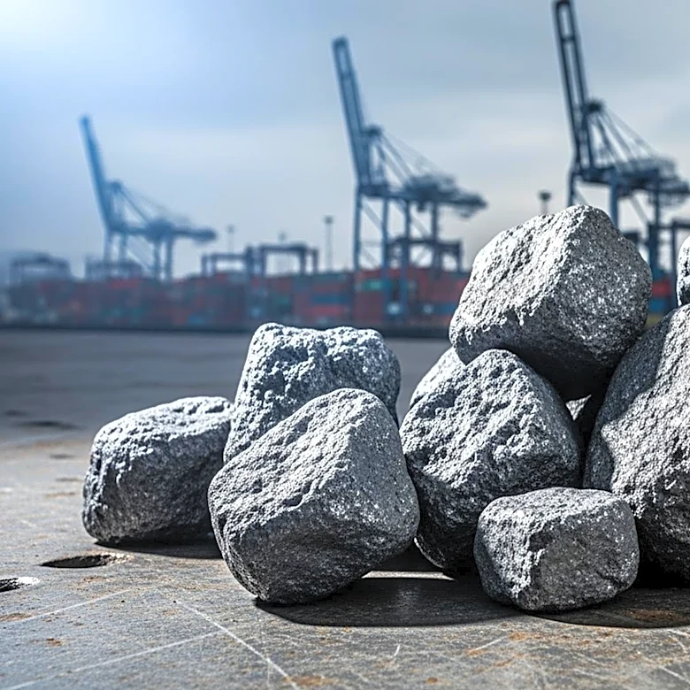 Iron Ore Prices Decline Amid High Chinese Port Stocks and Trade Tensions