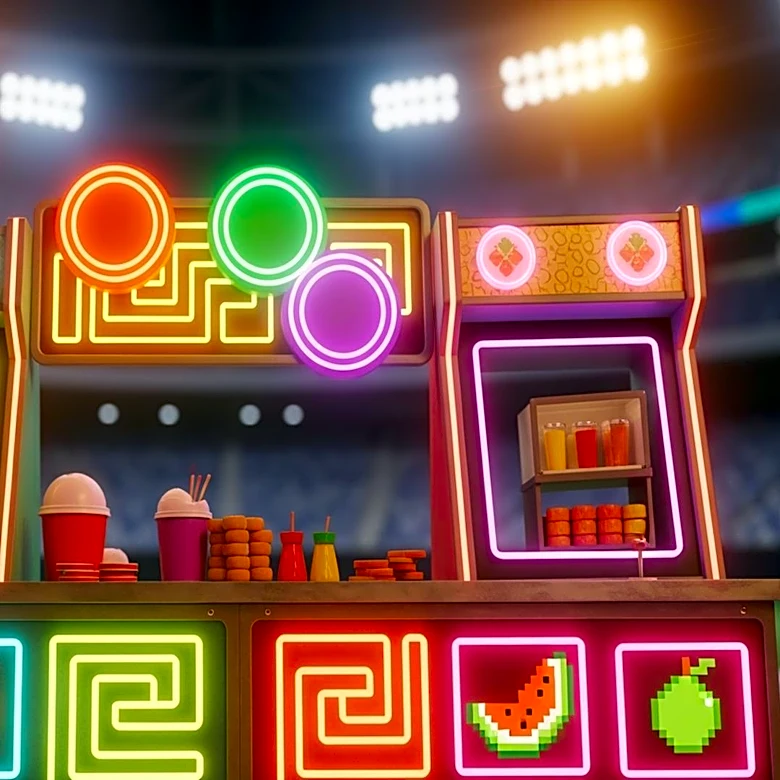 Los Angeles Angels Unveil Pac-Man-Themed Concession Stand at Angel Stadium