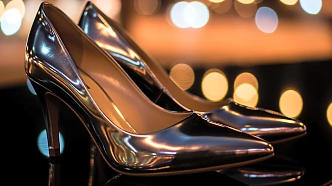 Heidi Klum Shines in Metallic Louboutins at 'The Drama' Screening in New York