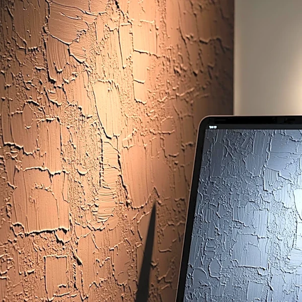 David Nott Collaborates with LG Gallery+ to Digitize Textured Artworks