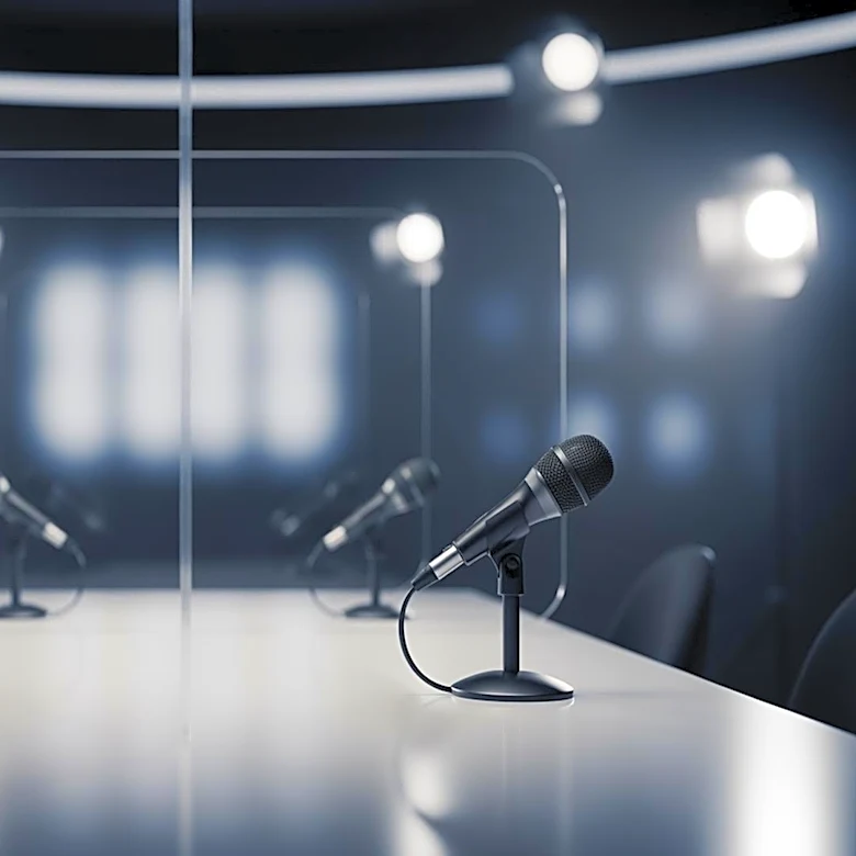 Caroline Dubois and Terri Harper Clash at Press Conference, Separated by Security