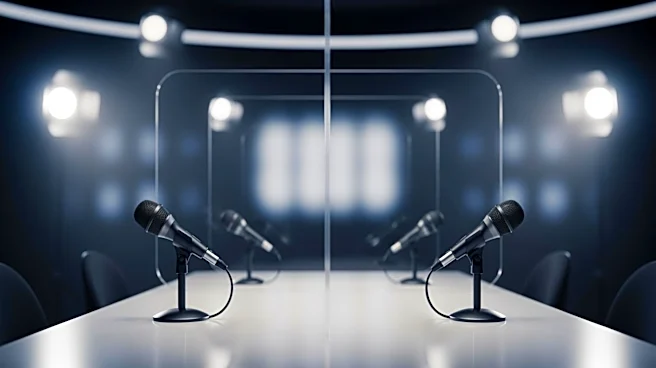 Caroline Dubois and Terri Harper Clash at Press Conference, Separated by Security