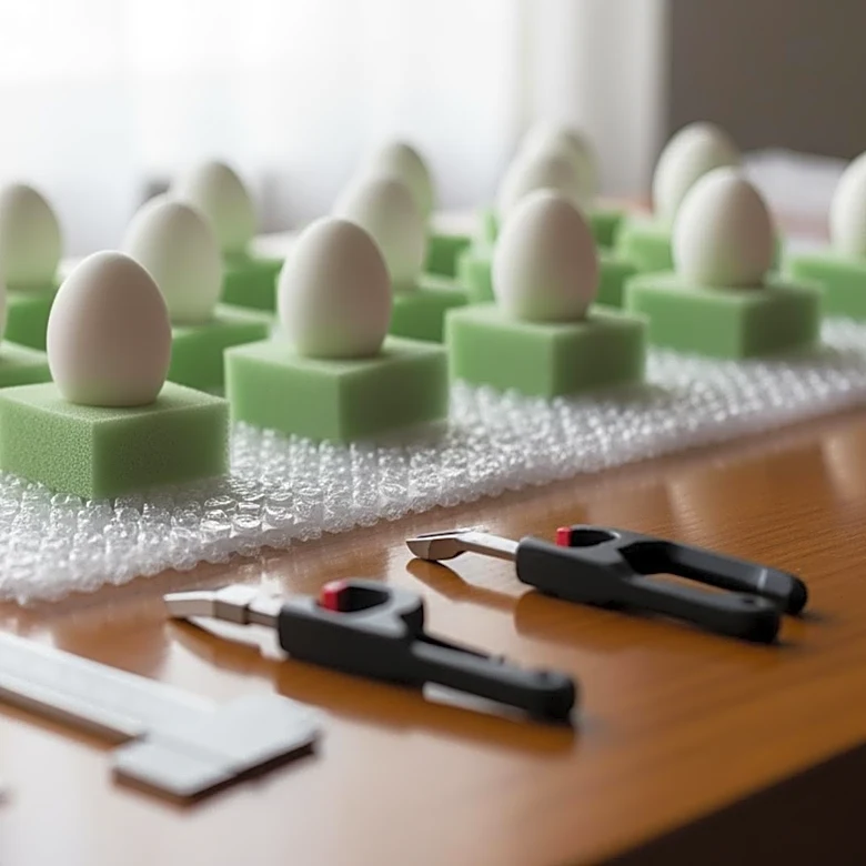 CBS News Anchors Prepare Egg Protectors for Upcoming Challenge