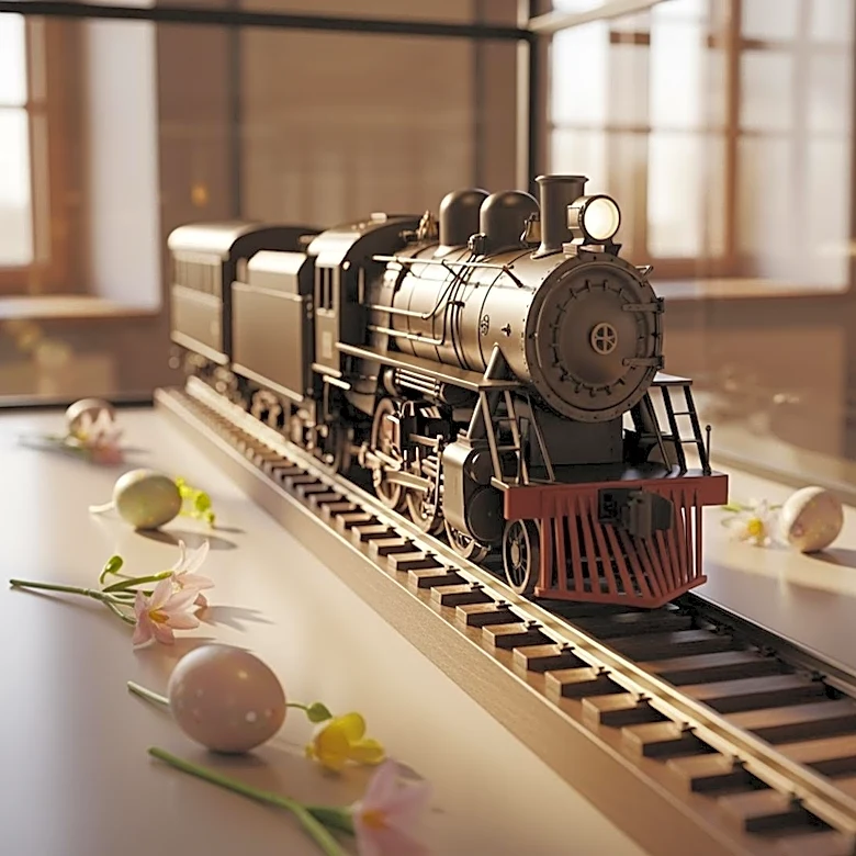 B Railroad Museum Hosts Easter Festivities with Train Rides