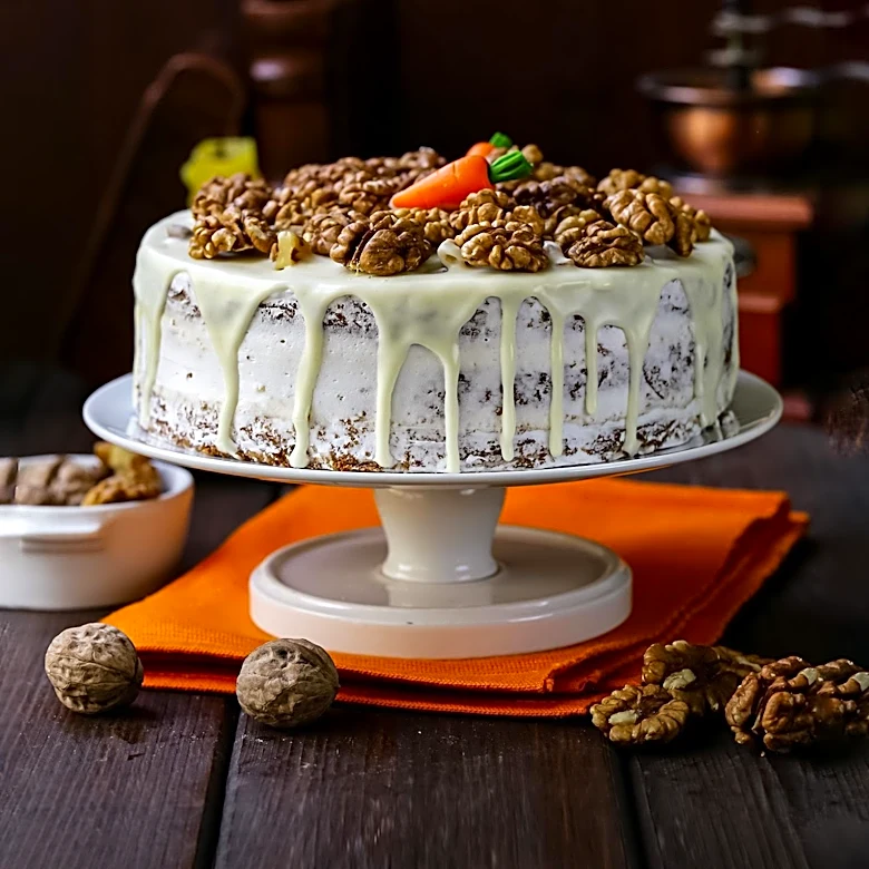 80-Year-Old Coffee Shop Owner Attempts World Record with Giant Carrot Cake