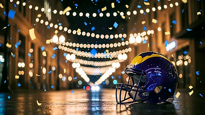 Michigan Wolverines Celebrate NCAA Title with Street Festivities