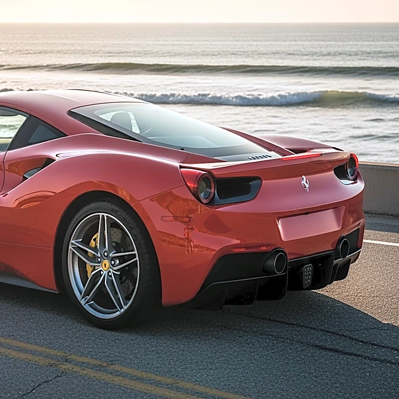 Lewis Hamilton and Kim Kardashian Go Instagram Official with Ferrari Joyride