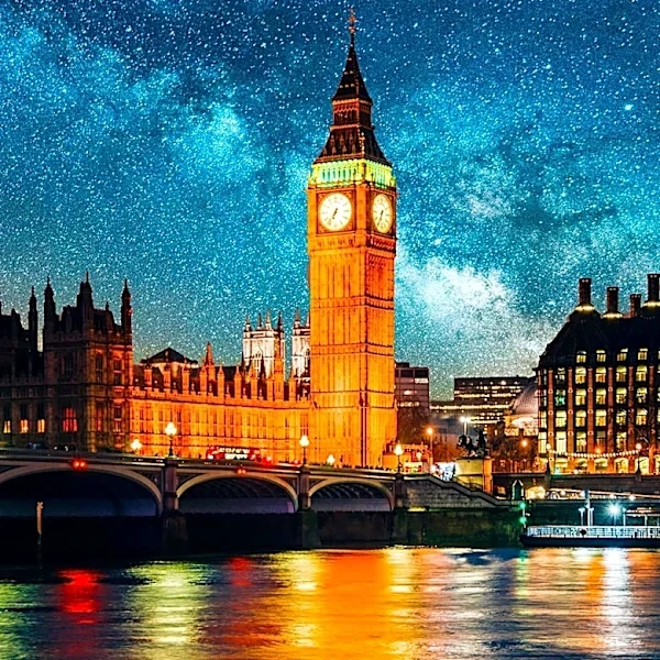 London Studio's Celebrity Passport Photos Highlight Changing Cityscape