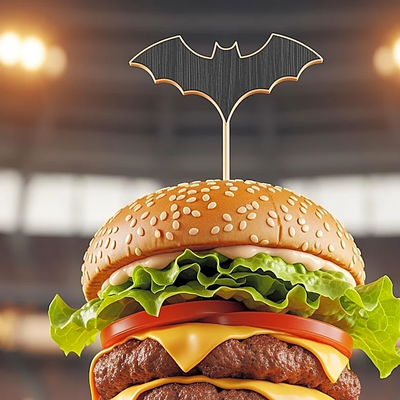 Atlanta Braves Introduce Massive 'Bat Flip' Burger at Truist Park
