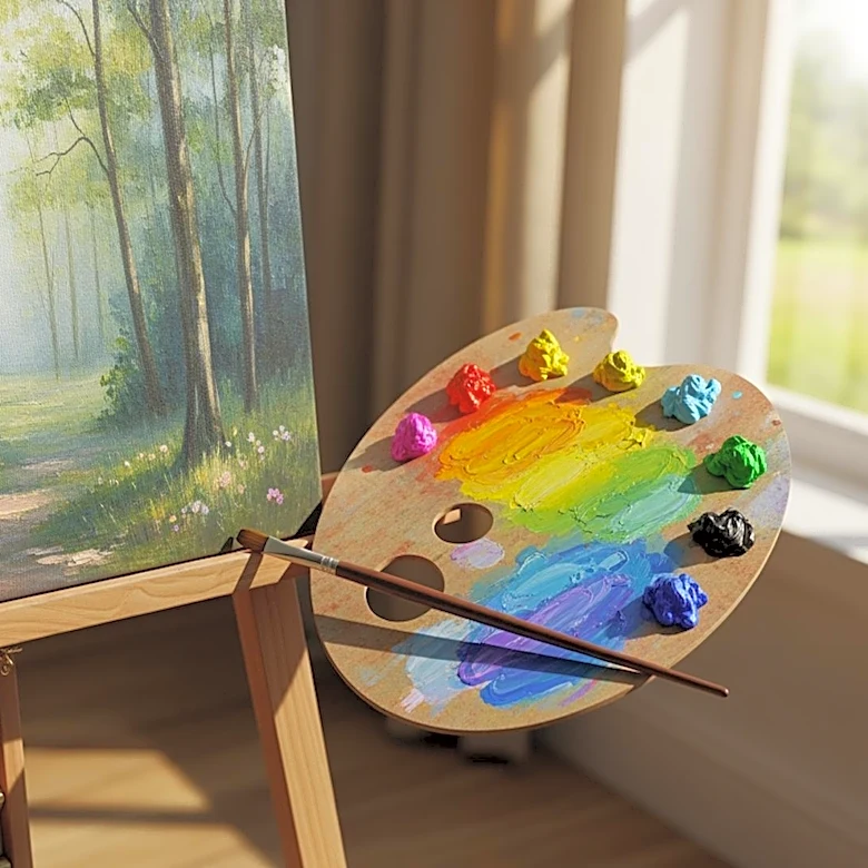 Young Artists Showcase Talent in Bob Ross Art Contest