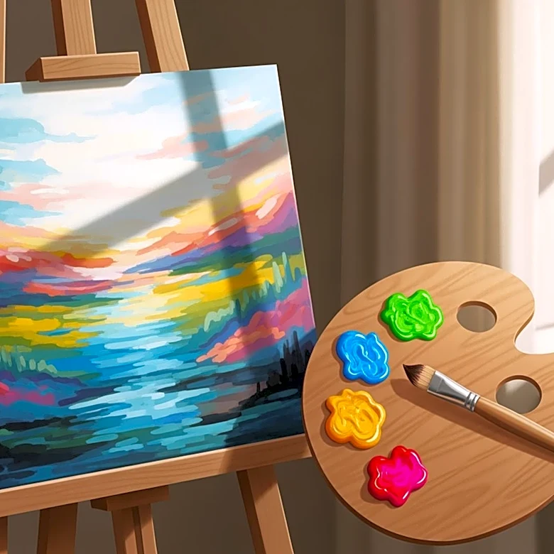 Young Artists Shine in Bob Ross Art Contest