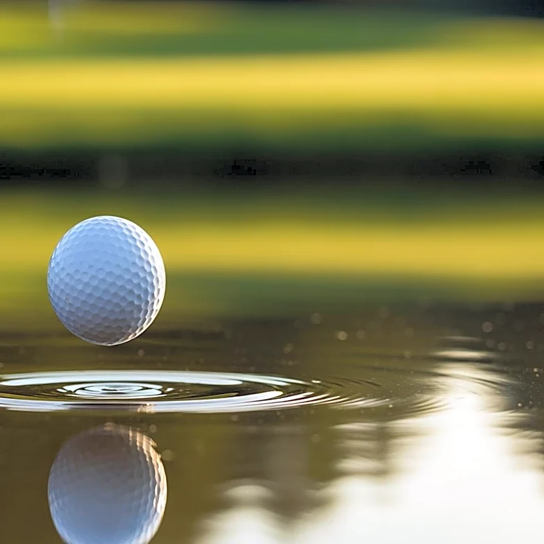 Golf Stars Attempt Water Trick Shot at The Masters Par 3 Contest