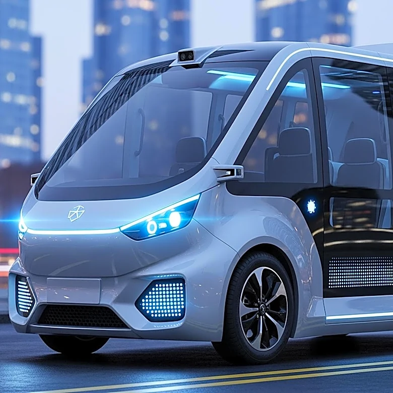 Volkswagen's MOIA and Uber Initiate Testing of Self-Driving ID. Buzz Minibuses in Los Angeles