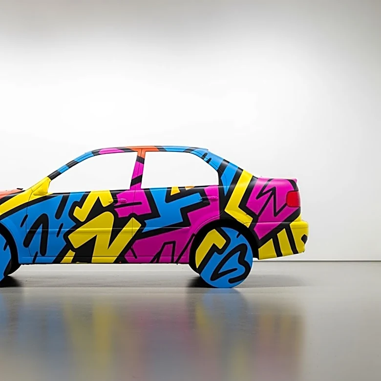 Keith Haring's Iconic Art Cars Exhibition Opens in NYC