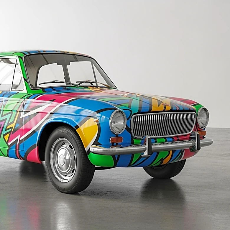 Keith Haring's Iconic Art Cars Arrive at NYC Gallery
