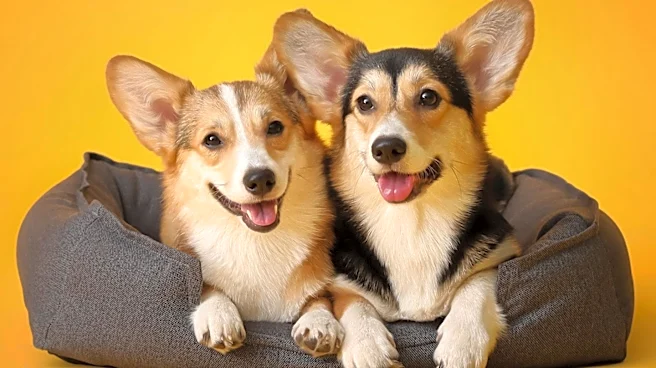 Great Dane's Attempt to Fit in Corgi's Bed Goes Viral, Amuses Internet