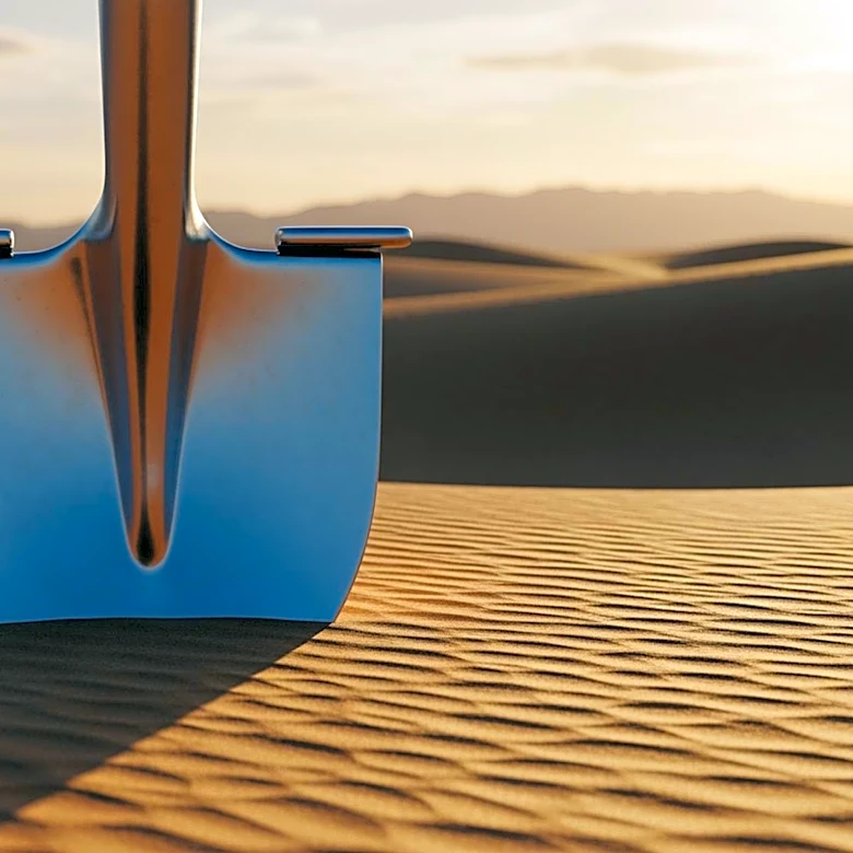 Tom Cruise Promotes New Film 'Digger' with Giant Shovel Installation Near Coachella