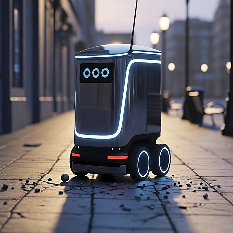Uber Eats Delivery Robots in Philadelphia Face Public Backlash and Vandalism
