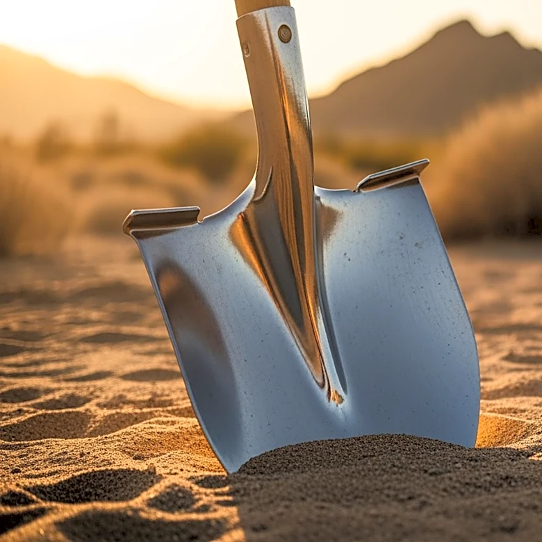 Tom Cruise's New Film 'Digger' Promoted with Giant Shovel Near Coachella