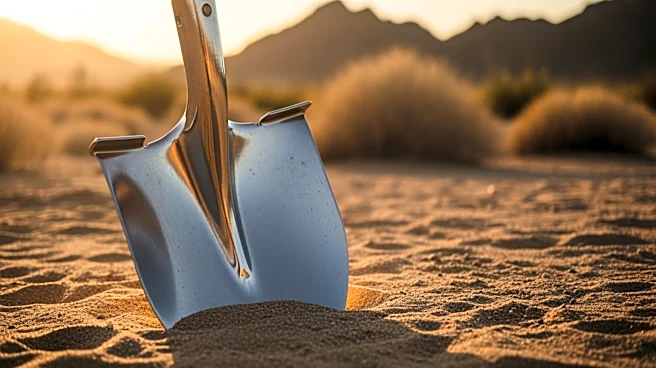 Tom Cruise's New Film 'Digger' Promoted with Giant Shovel Near Coachella