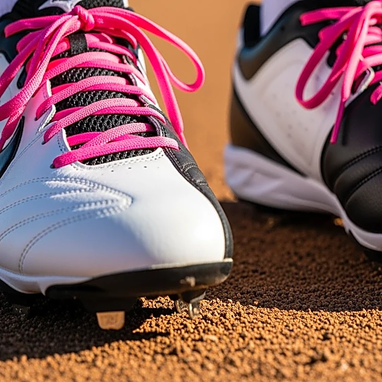 Brandon Pfaadt Uses Pink Shoelaces for Brother's Gender Reveal During Game