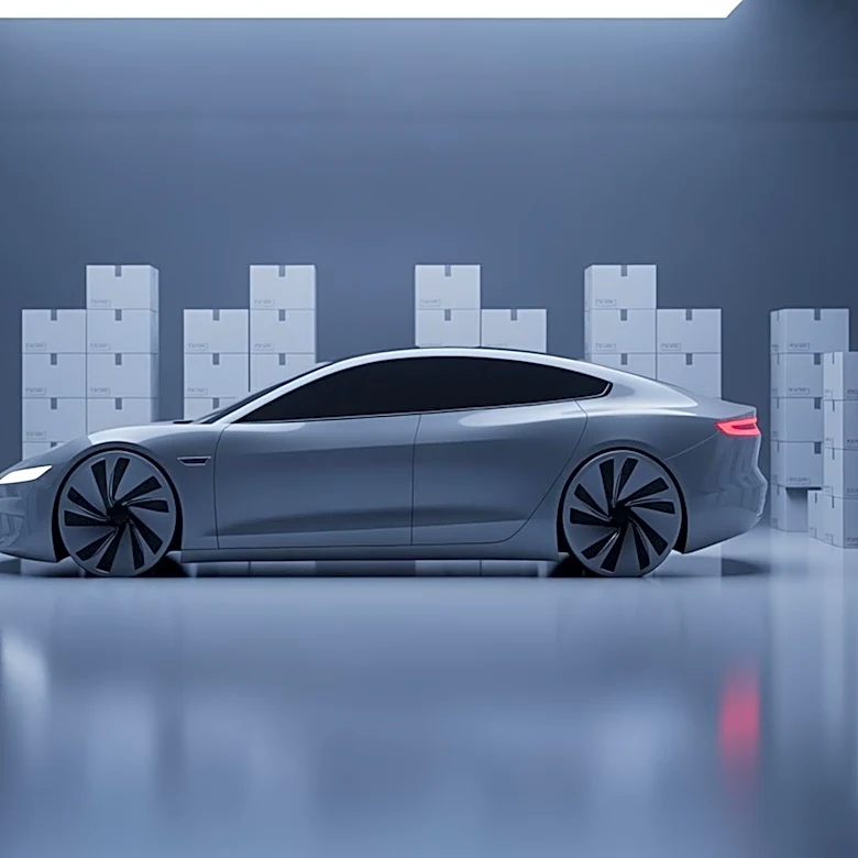 Tesla Faces Record Inventory Surplus as Production Outpaces Deliveries